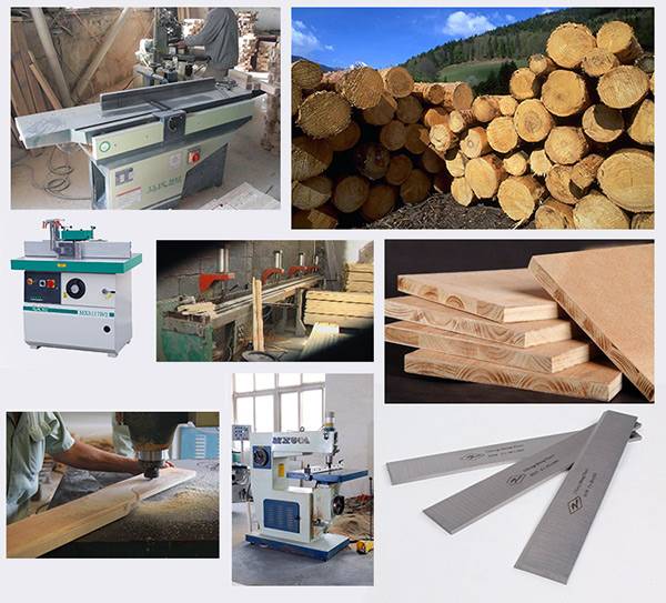 Applicable machine and material for planer blade
