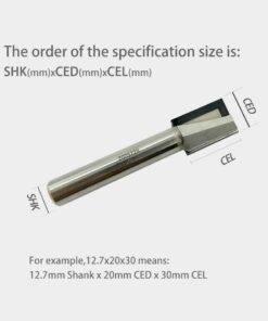 12mm-1-2-Shank-Two-Flutes-PCD-Straight-Router-Bit-Wood-Bottom-Cutter
