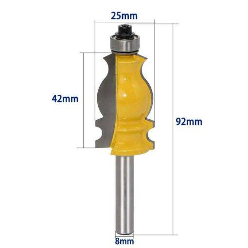 8mm-shank-Architectural-Cemented-Carbide-Molding-Router-Bit-Trimming-Wood