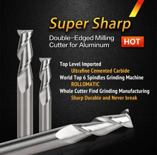 Double-Edged-Metal-Milling-Cutter