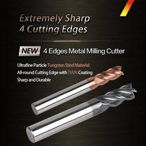 Four-Cutting-Edges-Metal-Milling-Cutter