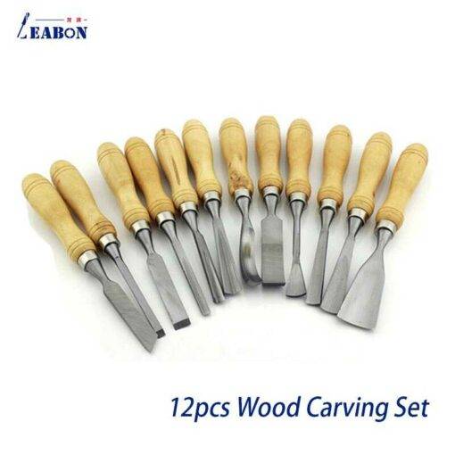 LEABON-12pcs-Wood-Carving-Set