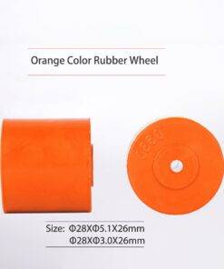 Rubber bracket wheel for edge banding machine