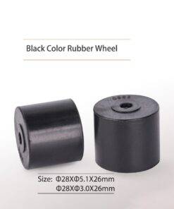 Rubber bracket wheel for edge banding machine