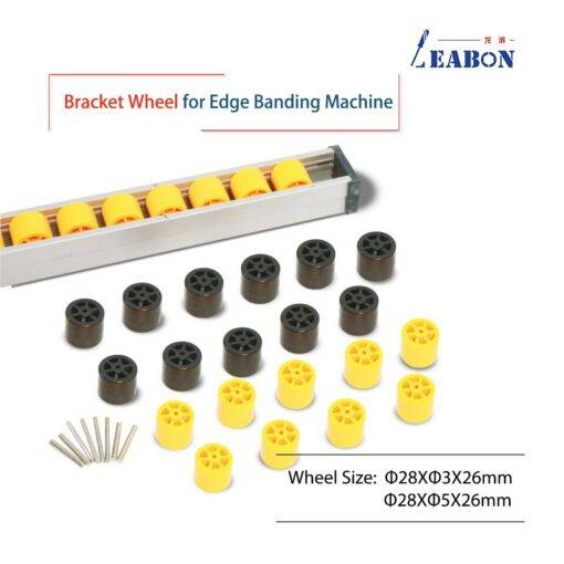 varies Plastic and rubber bracket wheel for edge banding machine