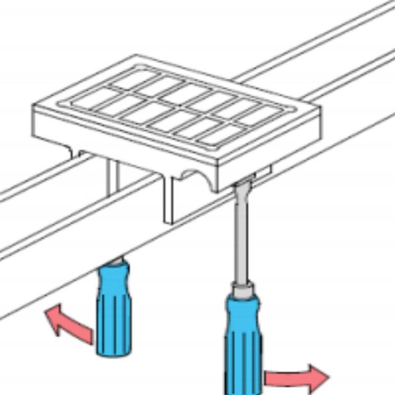 Replace the conveyor block